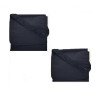 Multi Purpose Black Recorded Over-Lap Business Bag