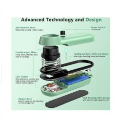 Mini Upgrade 2 IN 1 Heat Sealer and Cutter Machine