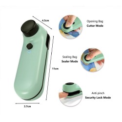 Mini Upgrade 2 IN 1 Heat Sealer and Cutter Machine