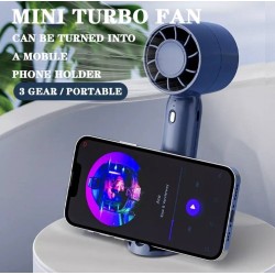 Miniature Turbo Handheld USB Rechargeable Fan