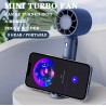 Miniature Turbo Handheld USB Rechargeable Fan