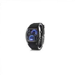 Men's sports watch speedometer style LED Digital