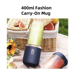 Wireless Rechargable Juicer-Smoothie Maker, 400ml