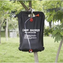 Travel 20L/ 5Gallon Solar Camping Shower Bag