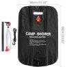 Travel 20L/ 5Gallon Solar Camping Shower Bag