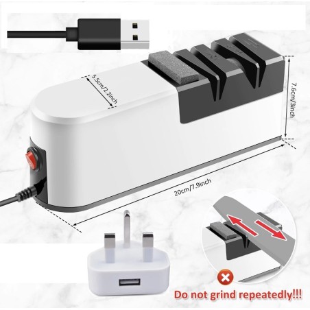 Super Pro-Electric USB Knife Sharpener