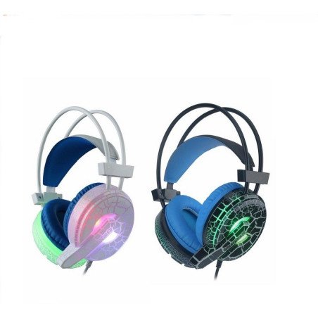 H6 Dynamic Gaming Headset with microphone LED Light