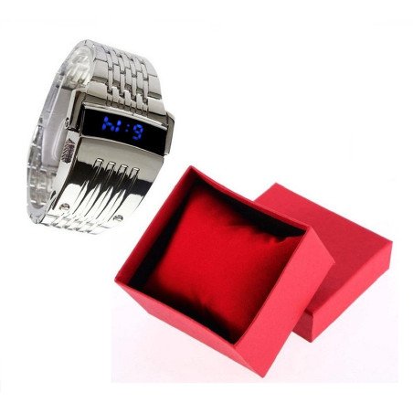 Iron-man LED Display,Heavy-duty Unisex Digital Watch