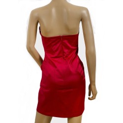 Ladies High Fashion Sweet-heart Panelled design Mini Dress