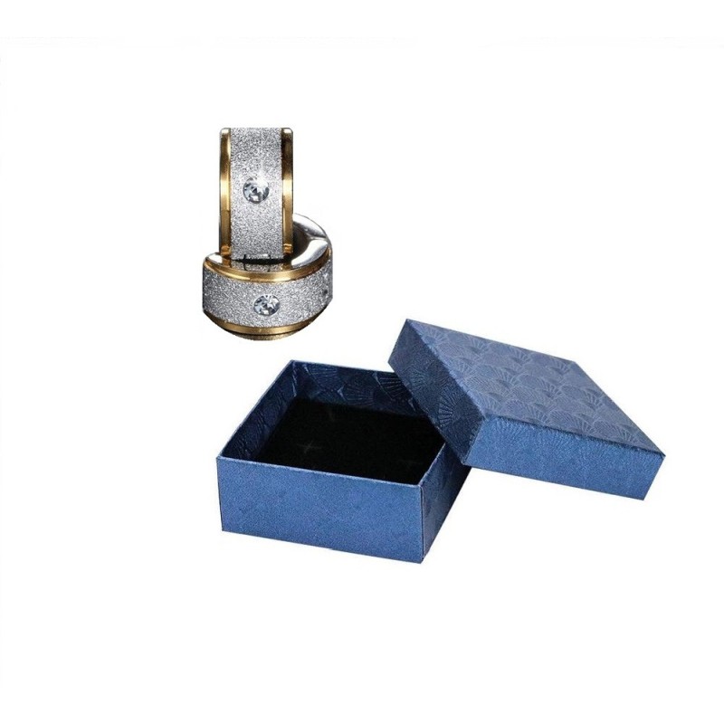 Stainless steel Aros Unisex Crystal stud Earing