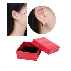 Stainless steel Aros Unisex Crystal stud Earing