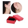 Stainless steel Aros Unisex Crystal stud Earing
