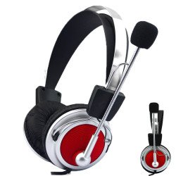 Super Smooth- Boom Sound, Audio Headset With Mouth-piece Mic