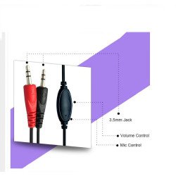 Super Smooth- Boom Sound, Audio Headset With Mouth-piece Mic