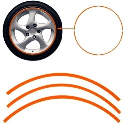 Car/Motorcycle Wheel Reflective Rims Tape Decal Stickers