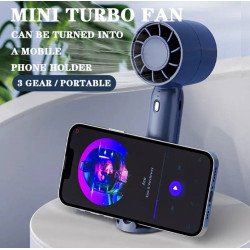 Miniature Turbo Handheld USB Rechargeable Fan