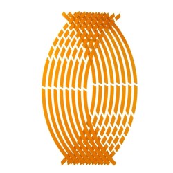 Car/Motorcycle Wheel Reflective Rims Tape Decal Stickers