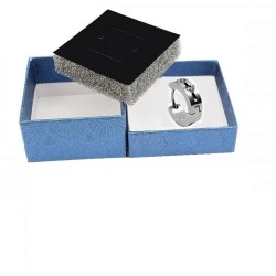 Men 3-Studs,2-Studs,Silver Round Crystal Hoop Clip On Earrings