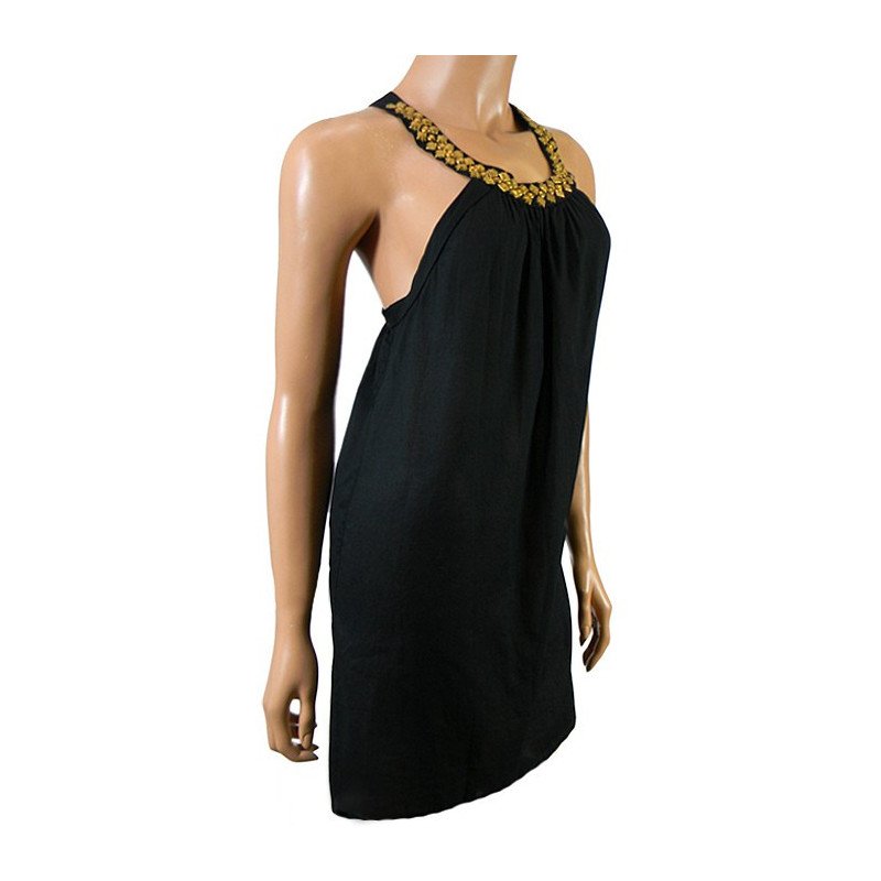 Ladies Embellished V strap backless Top