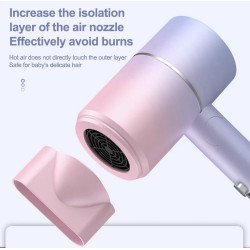 Unisex Portable Mini Anion Foldable Travel Hairdryer