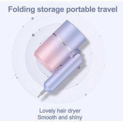 Unisex Portable Mini Anion Foldable Travel Hairdryer