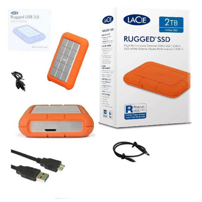 LaCie Rugged USB 3.0 Portable hard drive 2TB