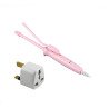 CKcyin Rotating Ceramic Hair Curler Waver, Styling Tool-Pink