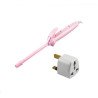 CKcyin Rotating Ceramic Hair Curler Waver, Styling Tool-Pink