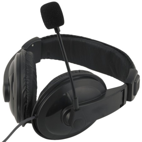 Soft Padded Low Noise Density,Stereo Headset,with Mouthpiece Mic