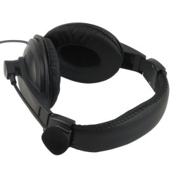 Soft Padded Low Noise Density,Stereo Headset,with Mouthpiece Mic