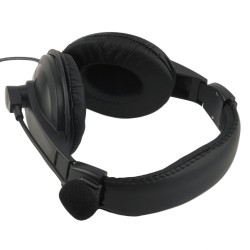 Soft Padded Low Noise Density,Stereo Headset,with Mouthpiece Mic