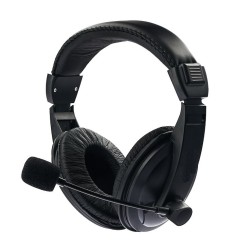Soft Padded Low Noise Density,Stereo Headset,with Mouthpiece Mic