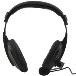 Soft Padded Low Noise Density,Stereo Headset,with Mouthpiece Mic