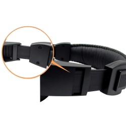 Soft Padded Low Noise Density,Stereo Headset,with Mouthpiece Mic