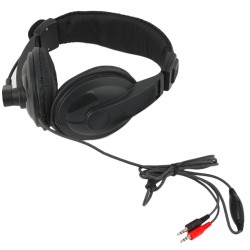 Soft Padded Low Noise Density,Stereo Headset,with Mouthpiece Mic