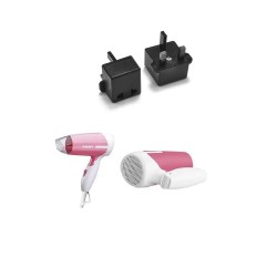 Kemey High Velocity Foldable Travel Hairdryer