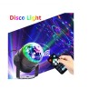 Sound-Activating Rotating Hanging Crystal Stage Lighting