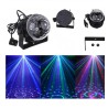 Sound-Activating Rotating Hanging Crystal Stage Lighting