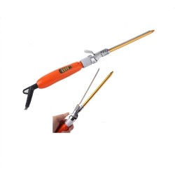 Gold-Slim,Stick Rotating Ceramic Hair Curling Iron