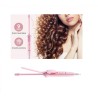 CKcyin Rotating Ceramic Hair Curler Waver, Styling Tool-Pink