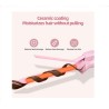 CKcyin Rotating Ceramic Hair Curler Waver, Styling Tool-Pink