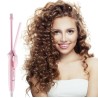 CKcyin Rotating Ceramic Hair Curler Waver, Styling Tool-Pink