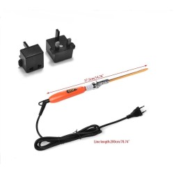 Gold-Slim,Stick Rotating Ceramic Hair Curling Iron