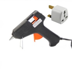 Heating Hot Melt Glue Gun 20W + 10 x Clear Glue Adhesive Sticks