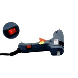 Heating Hot Melt Glue Gun 20W + 10 x Clear Glue Adhesive Sticks