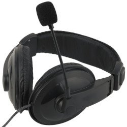 S-750 Soft Padded,Stereo Headset,with Mouthpiece Mic