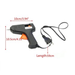Heating Hot Melt Glue Gun 20W + 10 x Clear Glue Adhesive Sticks