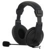 S-750 Soft Padded,Stereo Headset,with Mouthpiece Mic