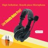 S-750 Soft Padded,Stereo Headset,with Mouthpiece Mic