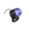 Sound-Activating Rotating Hanging Crystal Stage Lighting